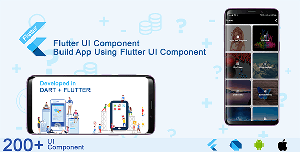 Flutter-UI-Component-and-Material-Design-Kit