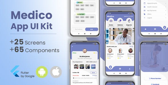 Medico-Flutter-App-UI-Kit
