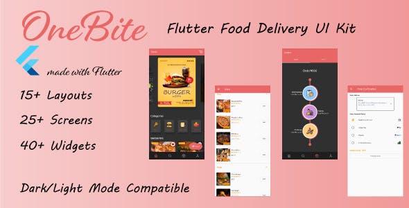 OneBite---Flutter-Food-Delivery-UI-Kit