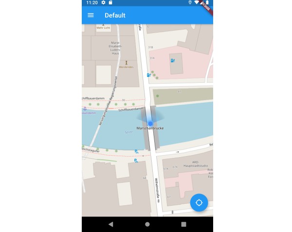 A Flutter Map Plugin To Request And Display The Users Location And