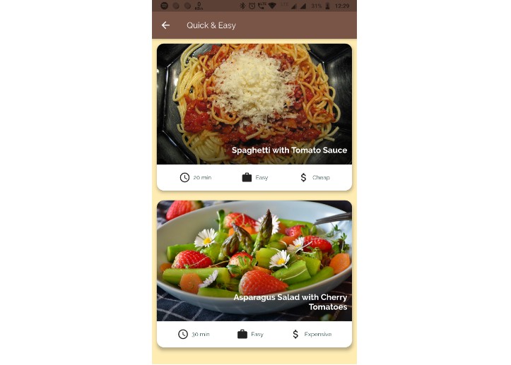 Make My Meal App Built Using Flutter