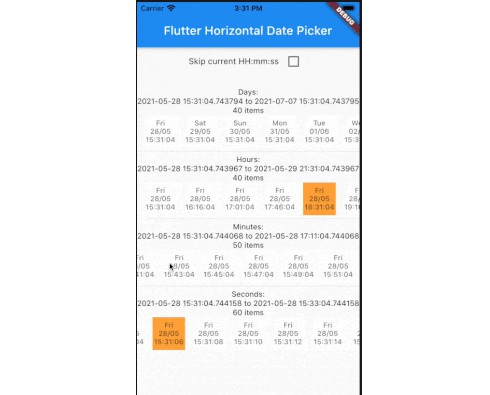 A Flutter Package To Create A Horizontal Date Picker LaptrinhX