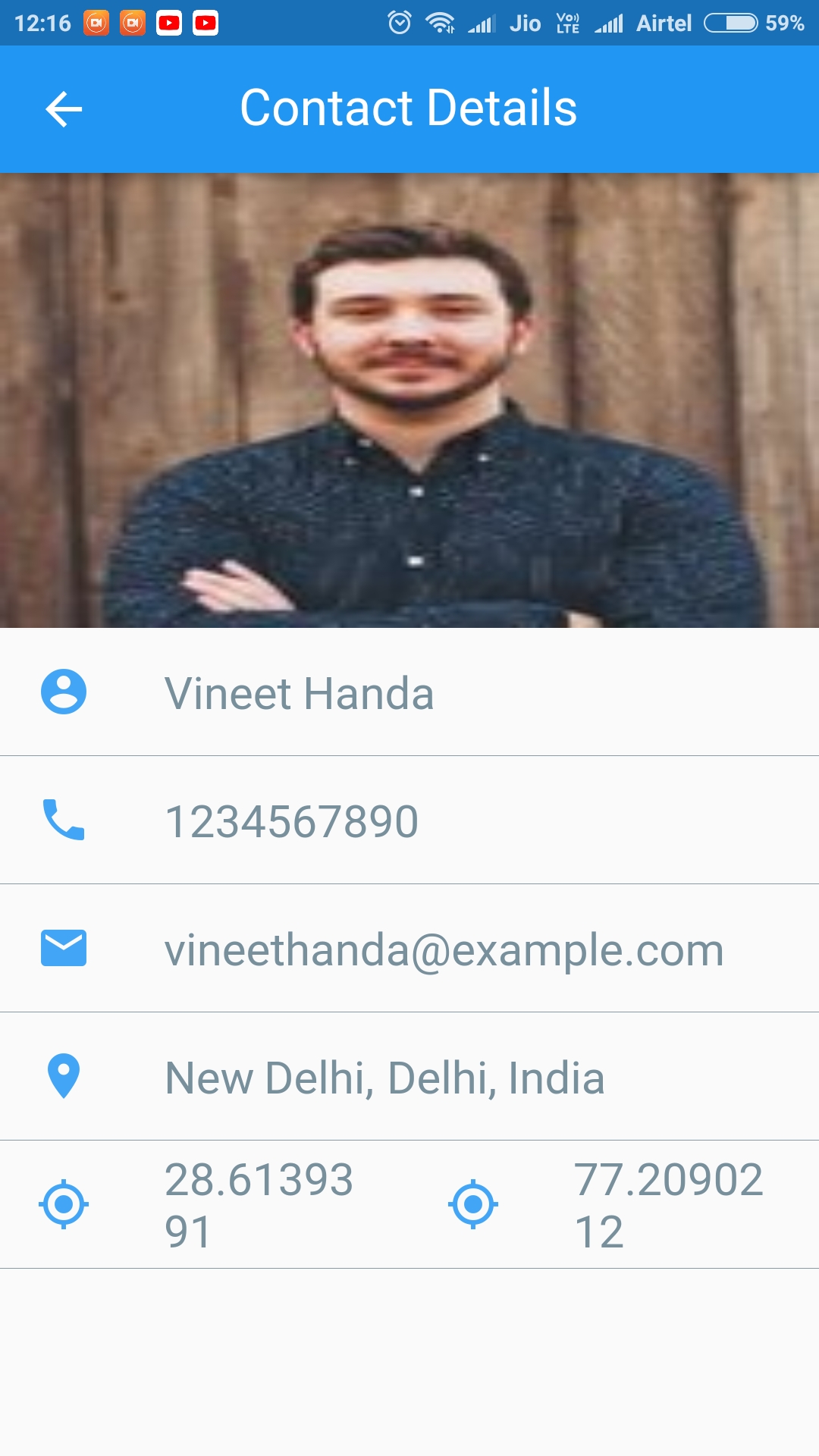 view private contact details in google contacts