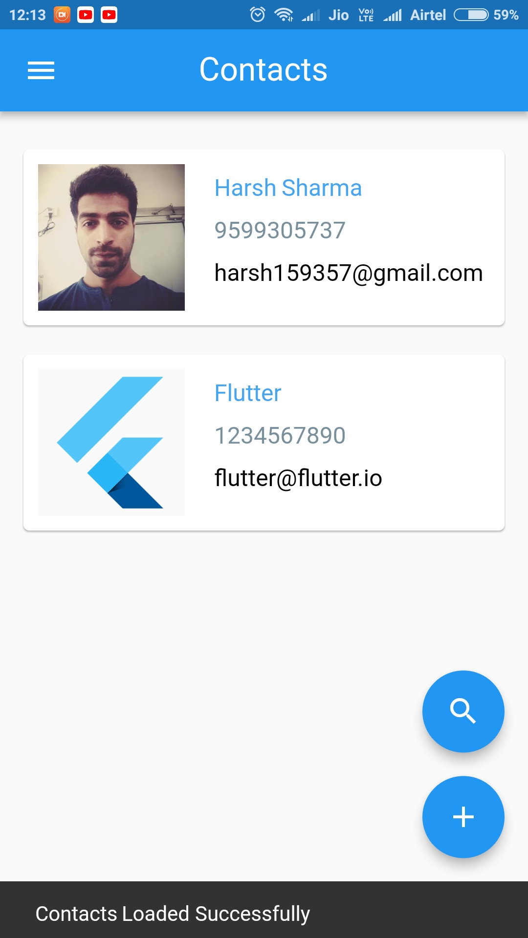 view private contact details in google contacts