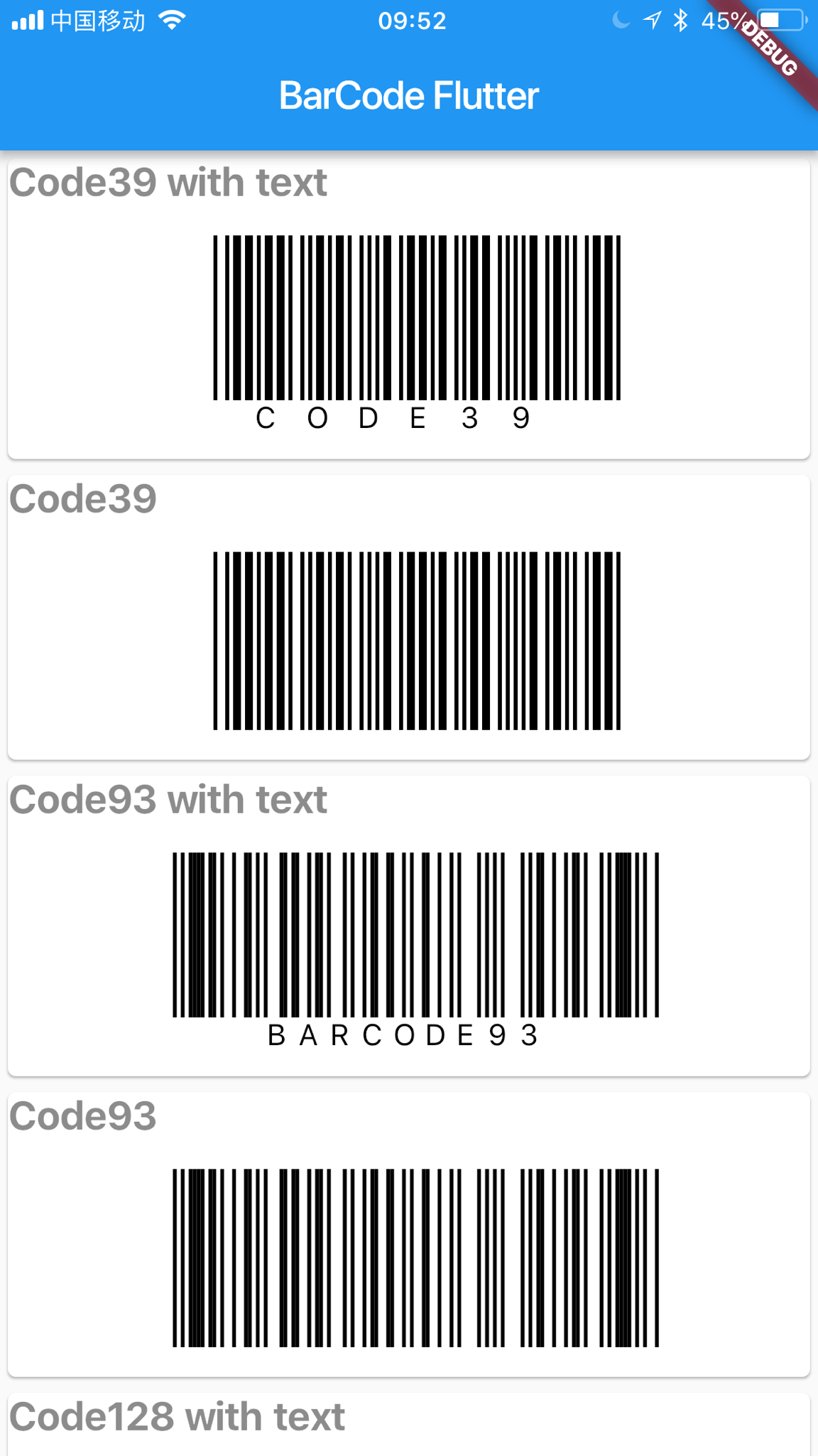 Barcode-Flutter