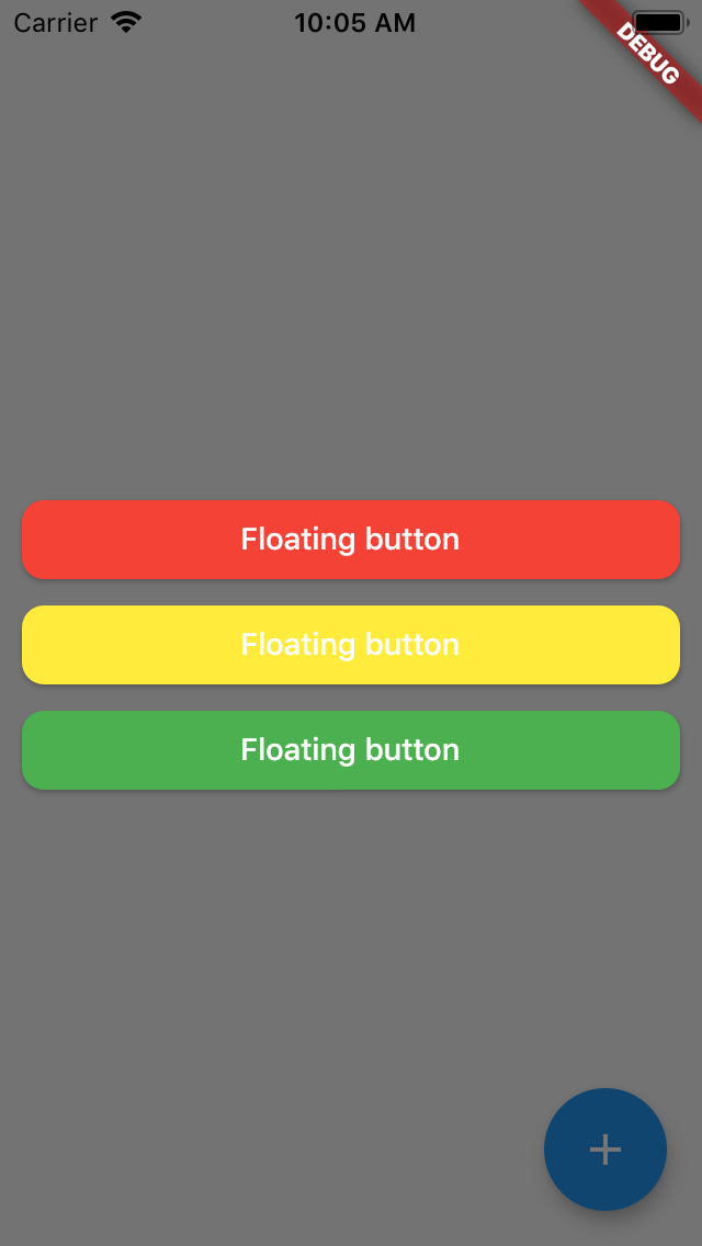 Flutter-example-using-floating-buttons-and-dialogs