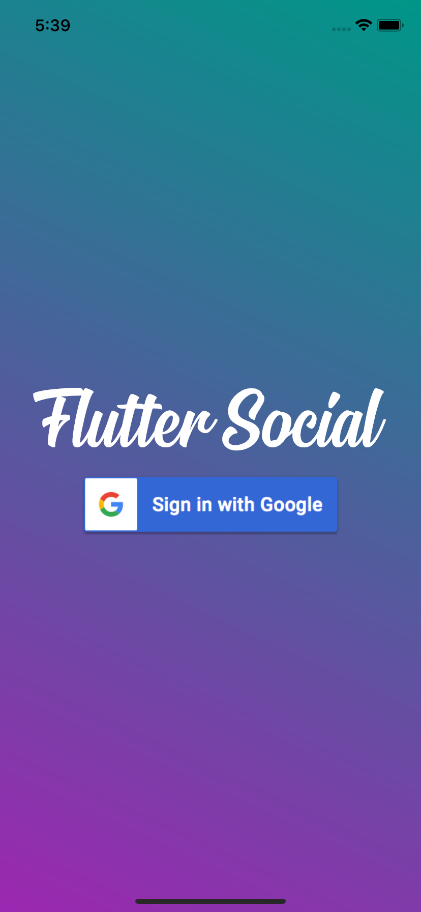 Flutter-Social