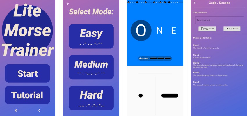 A simple Morse Code App