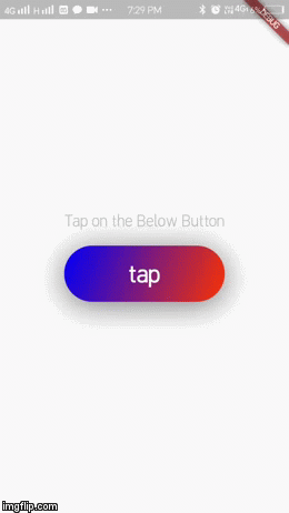 Bouncing Button with flutter