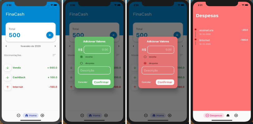 Personal Finance app built with Flutter