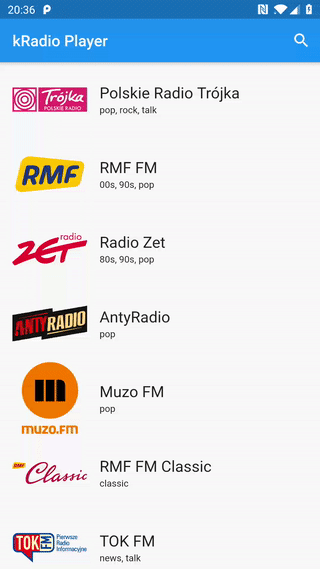 kRadio-Player