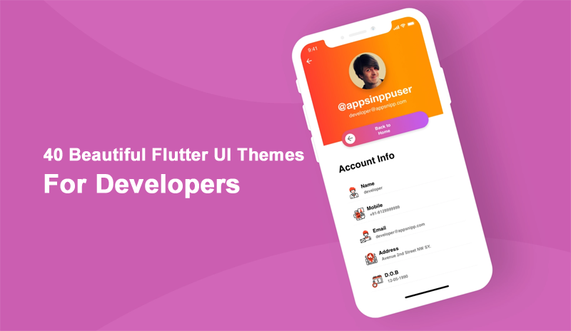 40 Beautiful Flutter UI Themes For Developers | LaptrinhX