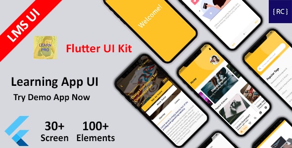 Flutter-LMS-App-UI-Kit