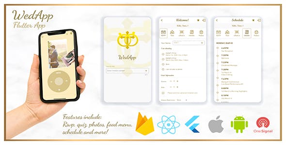 Wedding-App---WedApp-built-with-Flutter---Dashboard