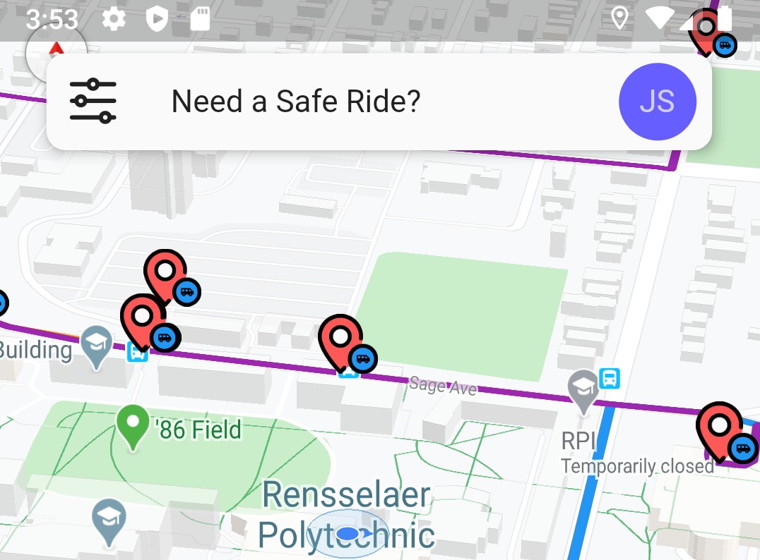 The allinone RPI transportation app with Flutter