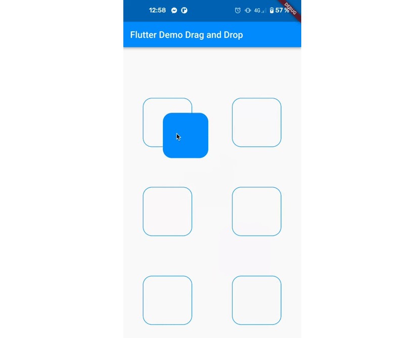 A Drag And Drop Example For Flutter