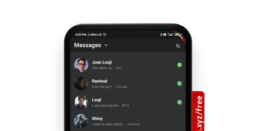 A Simple Chat App UI With Flutter