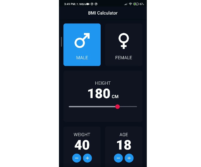 Bmi Calculator Using Flutter 3970