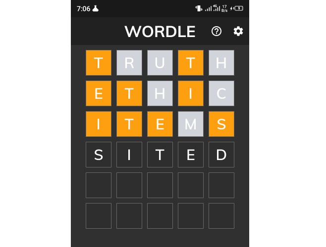 Wordle game for Android and IOS built with Flutter