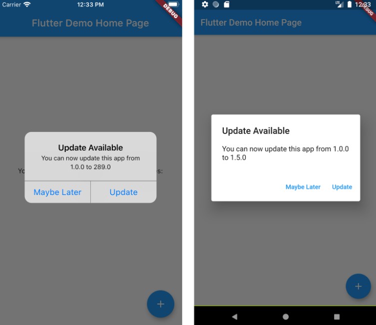 New Version Package Play store issue fixed with Flutter