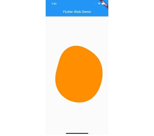 Add fancy blobs to your flutter apps