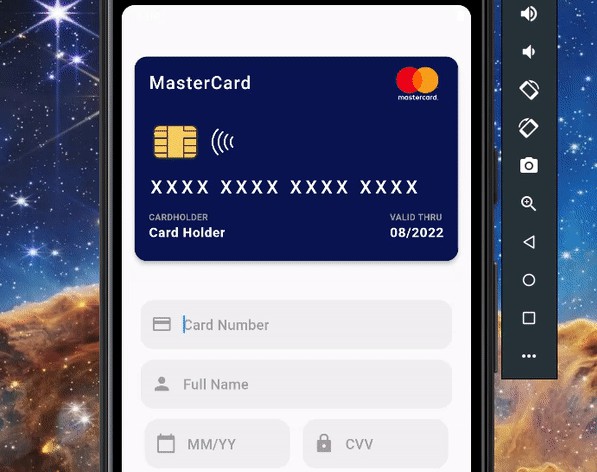 Animated Credit Card Input Form Using Flutter Laptrinhx 1370