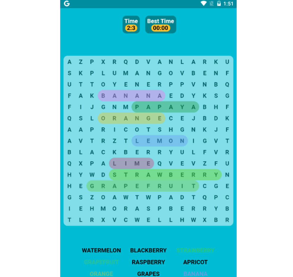 Smartle - a word puzzle game I made in Flutter. Daily challenge is