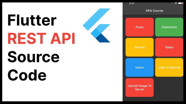 Flutter Rest API Tutorials With Example