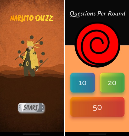 Quiz sobre naruto 50 perguntas