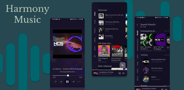 An Android App for streaming Music