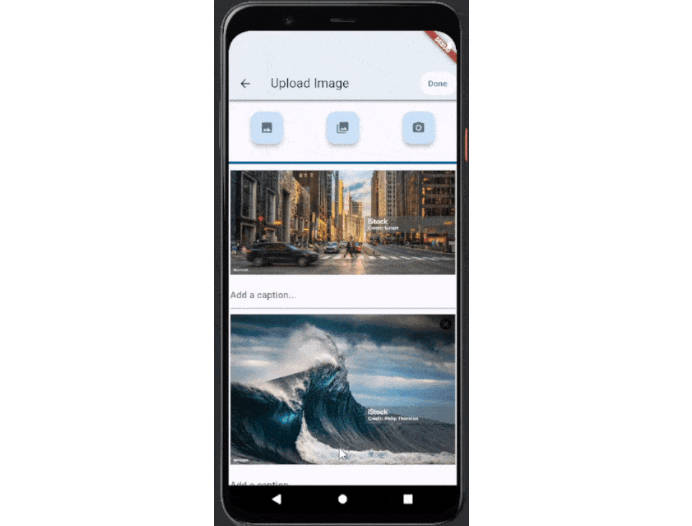 Flutter package enables users to upload and manage images by adding ...
